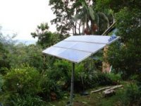solar panels can be groundmounted to maximise solar collection